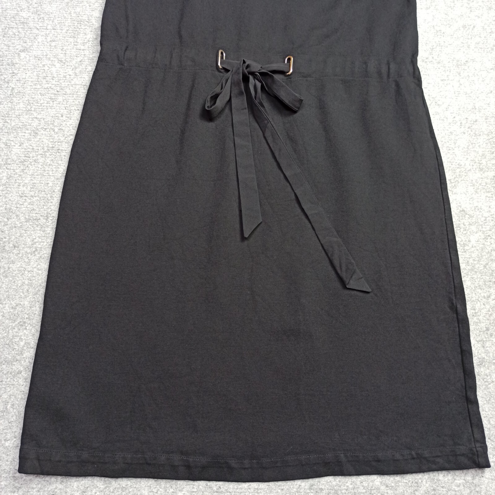 Massimo Dutti Womens Dress Size M Slim Black Stretch Jersey Tie Medium D-38 thumbnail 4