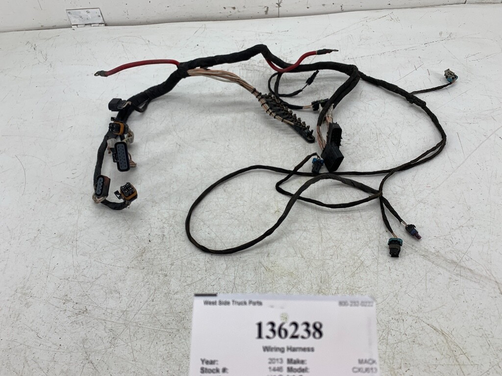 Mack Wiring Harness with Stud Type Junction Block 21372199 Removed 