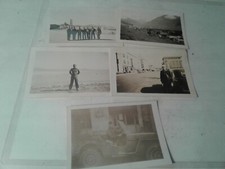 5 WWII WW2 era photos servicemen landscape overseas military original 1940's C