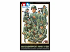 Tamiya 32602 1/48 Scale Military Model Kit WWII German Wehrmacht Infantry Set
