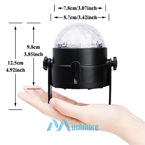 RGB LED Projector Party Disco Club DJ Light Crystal Magic Ball Effect Stage Lamp - Picture 13 of 15