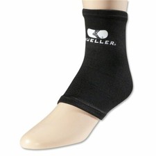 Mueller Adult Elastic Ankle Support, Ankle Brace, Black, Single
