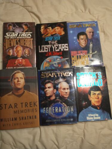 Star Trek Lot of 6 Hardcover Books SEE PICS! - Picture 2 of 10