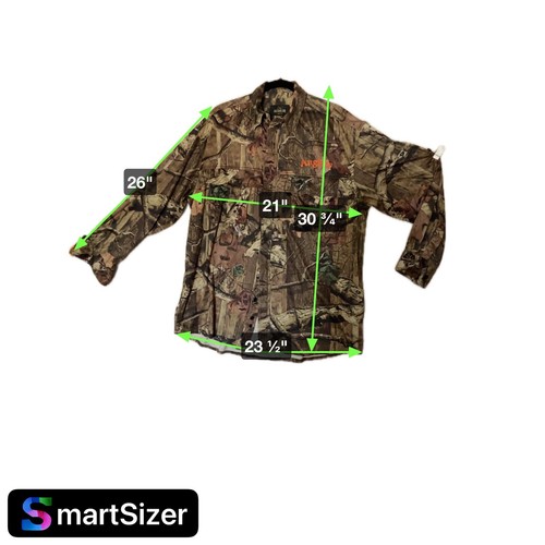 RedHead Silent Hide Button Up Hunting Shirt Break Up Infinity Camo Men's XLARGE - Picture 12 of 12