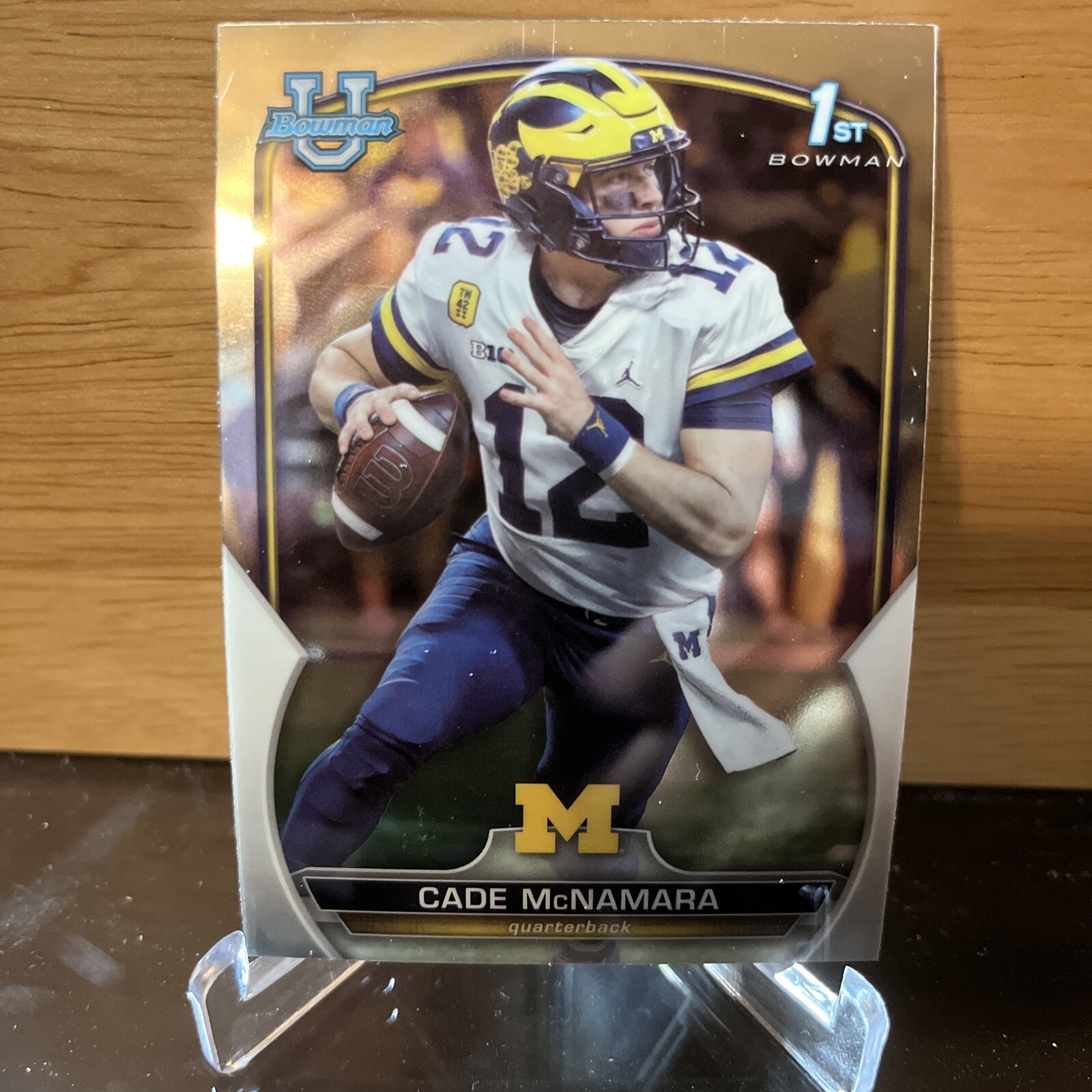 2022 Bowman U University Cade McNamara 1st Chrome #99 Michigan