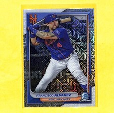 2024 Bowman Chrome Mega Box #75 Francisco Alvarez Card  Mets