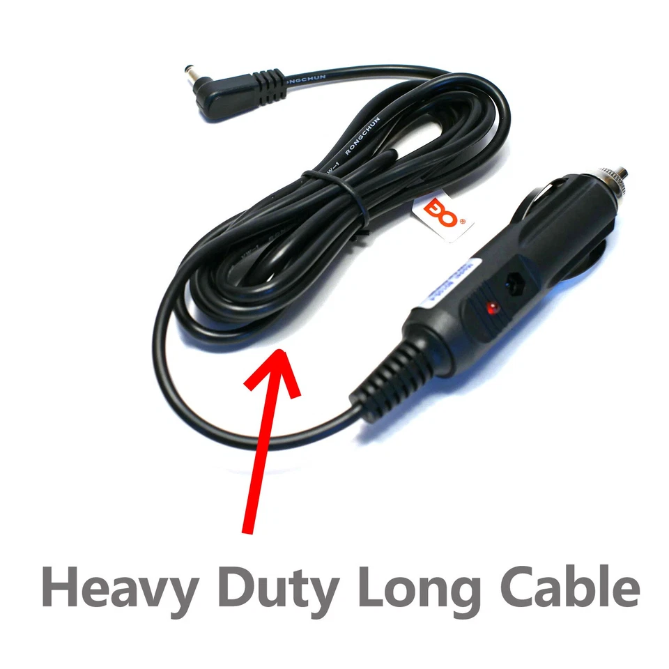 Cable de alimentación cargador de coche de 6,5' para reproductor de DVD portátil Philips 7" 8" 9" 10" Ly-02 Foto 3 de 4