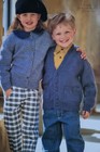 Childrens Knitting Pattern cardigan 4ply/Aran/ DK/Chunky Size 20-30" (959)