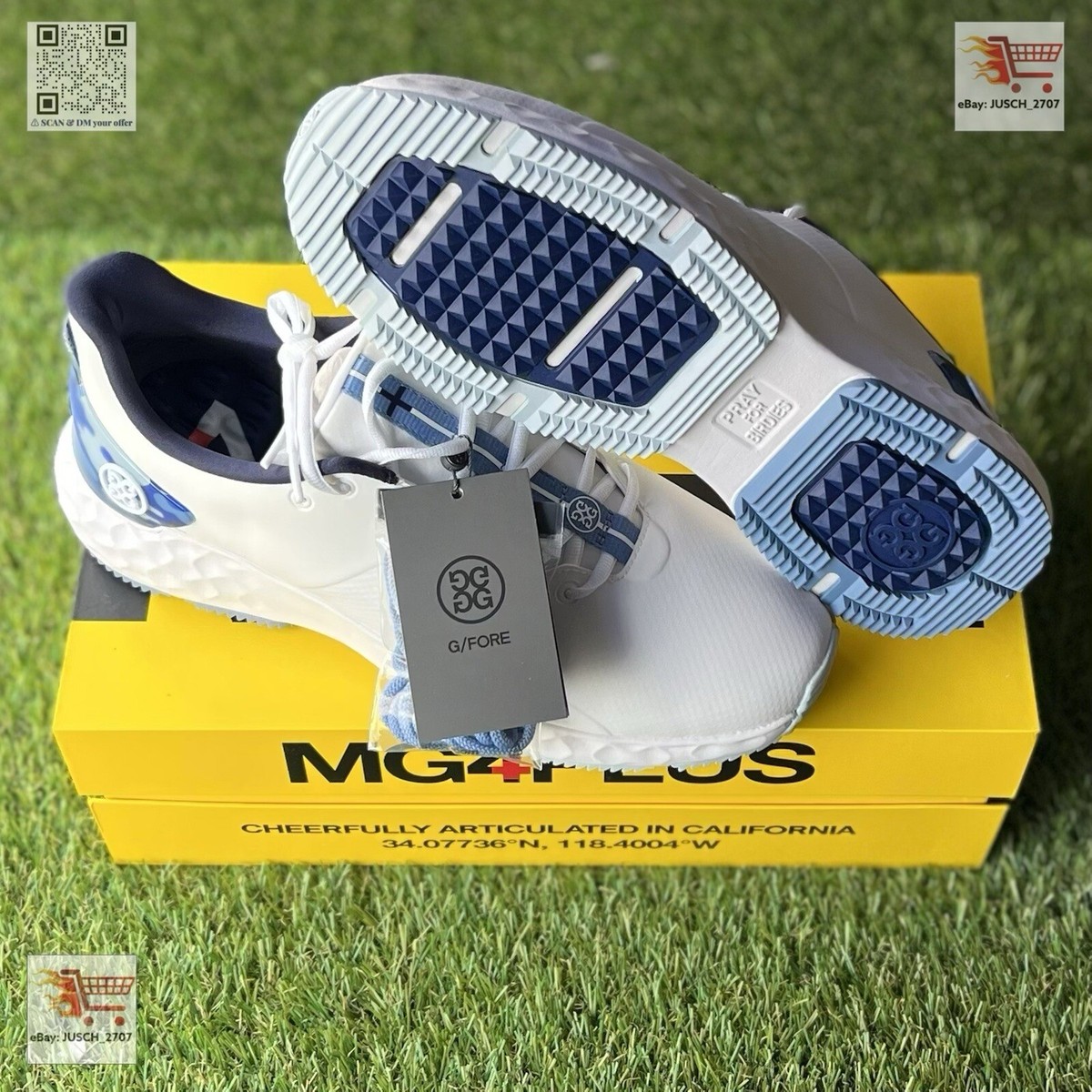 G/FORE G4 MG4+ Camo Camouflage Golf Shoe Sneaker ⛳️ US