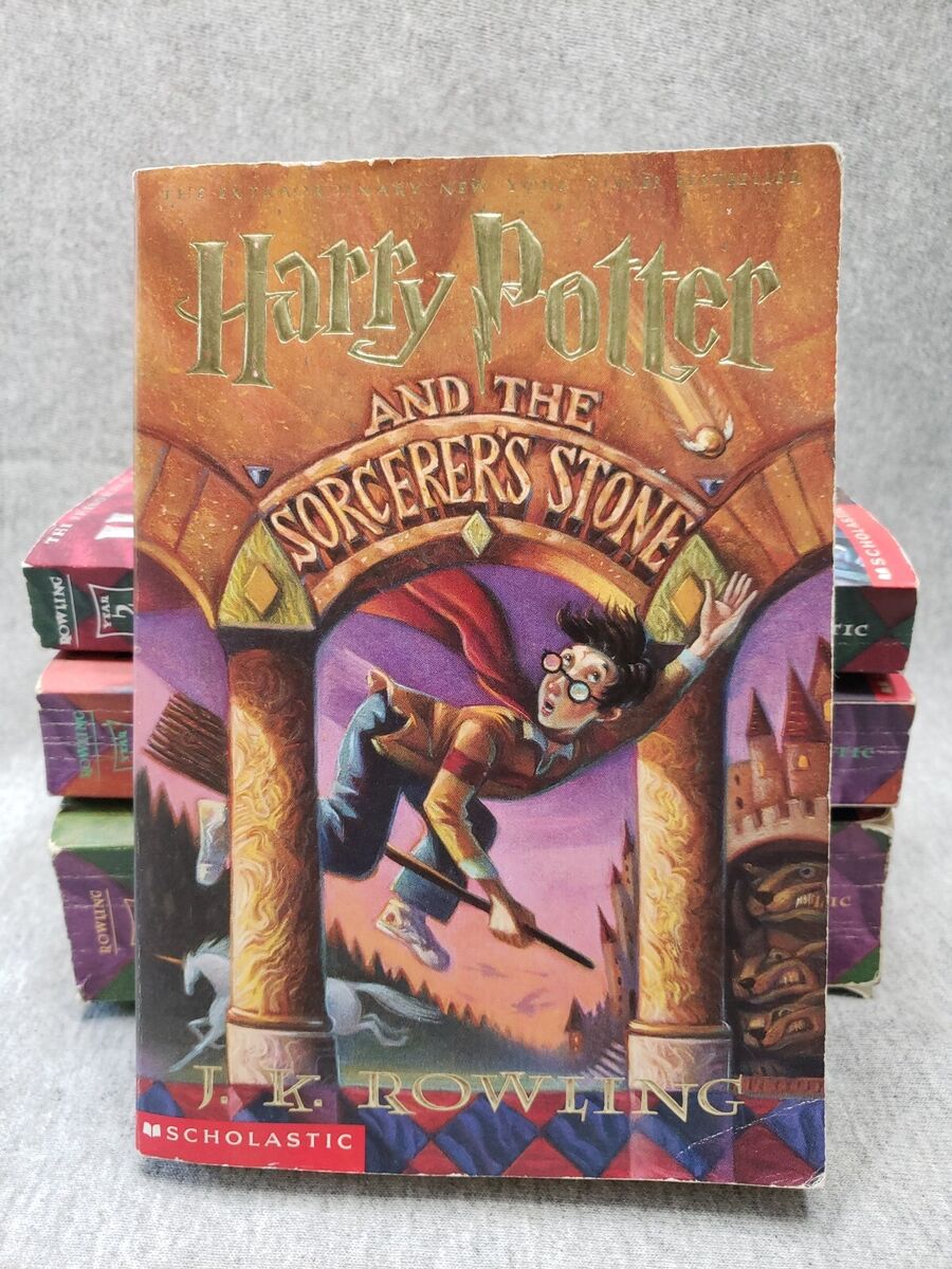 Harry Potter Books Scholastic J.K. Rowling Lot of 4 Books