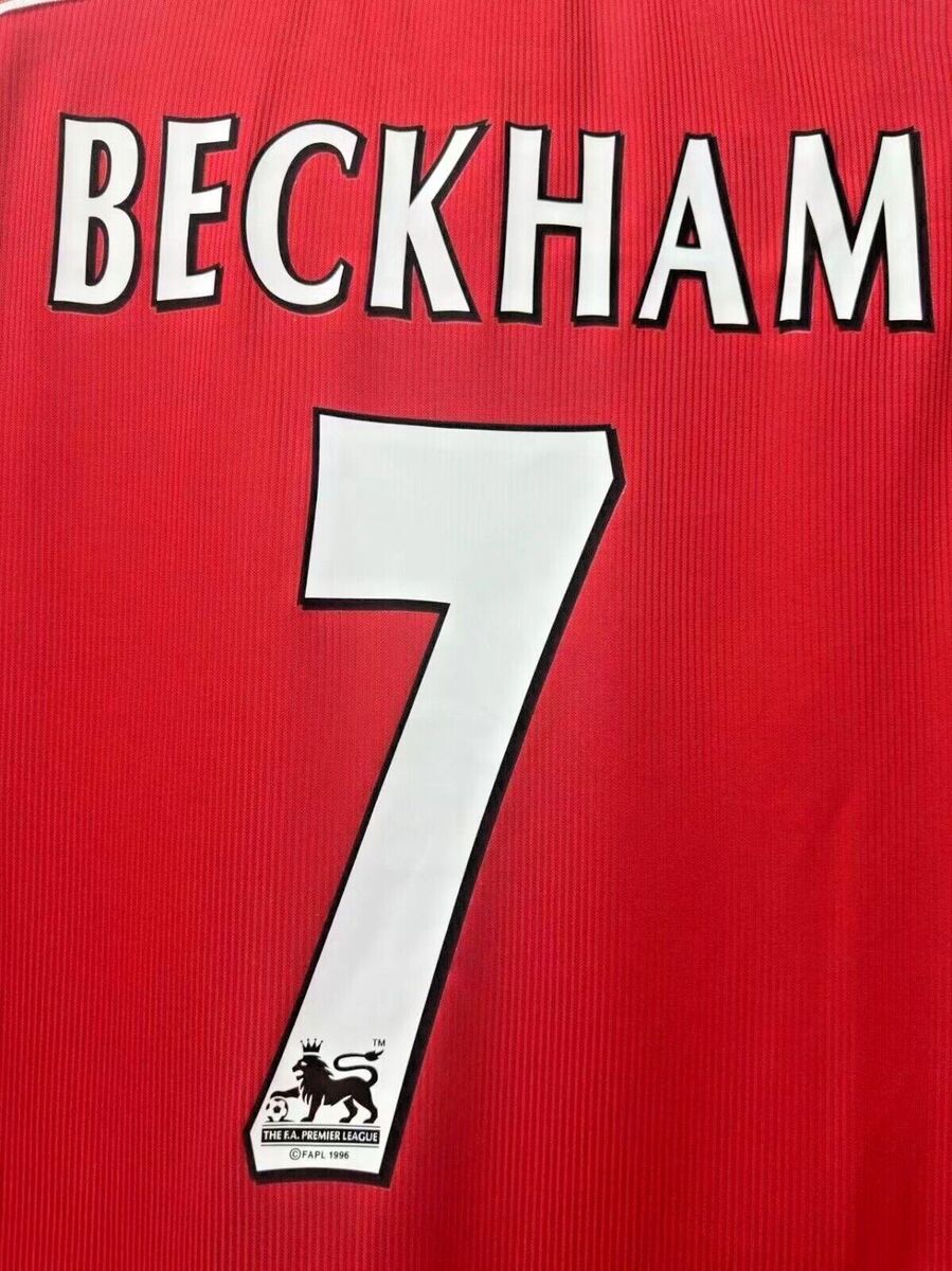 Retro Beckham #7 Manchester United 98/99 Home Long Sleeve Retro Beckham #7 Manchester United 98/99 Home Long Sleeve