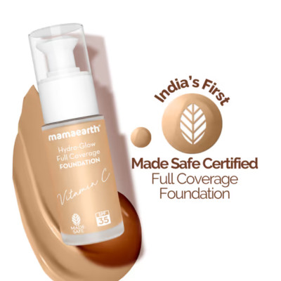 Mamaearth Hydra-Glow Full Coverage Foundation - 30 ml |  Beige Glow