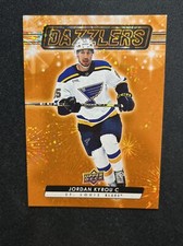 23-24 UD Series 2 Hockey Orange Dazzlers DZ-52 Jordan Kyrou