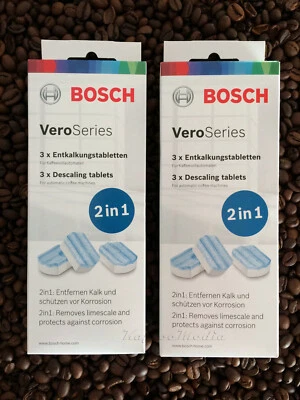 113,43 €/1 kg** 2 x BOSCH 2in1 Entkalkungstabletten TCZ 8002 A/ benvenuto / Vero