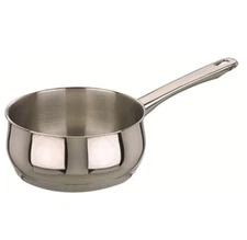 IBILI Saucepan Oslo Belly Shape 14 cm of Stainless Steel, 14cm, Silver