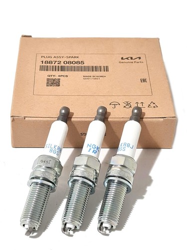 Originale KIA Candele 3 Pezzo 1887208085 Ceed Picanto Stonic Rio Nuovo Candela - Bild 2 von 2