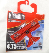 Microkite Mini Mylar Kite 4.75 inches Wide "RED BARON"