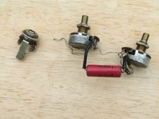 Vintage 1951 Fender Nocaster Clarostat Pots Harness Jack For Restoration Project