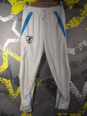 Japan Team Training Football Soccer Pants White Adidas Men Size M