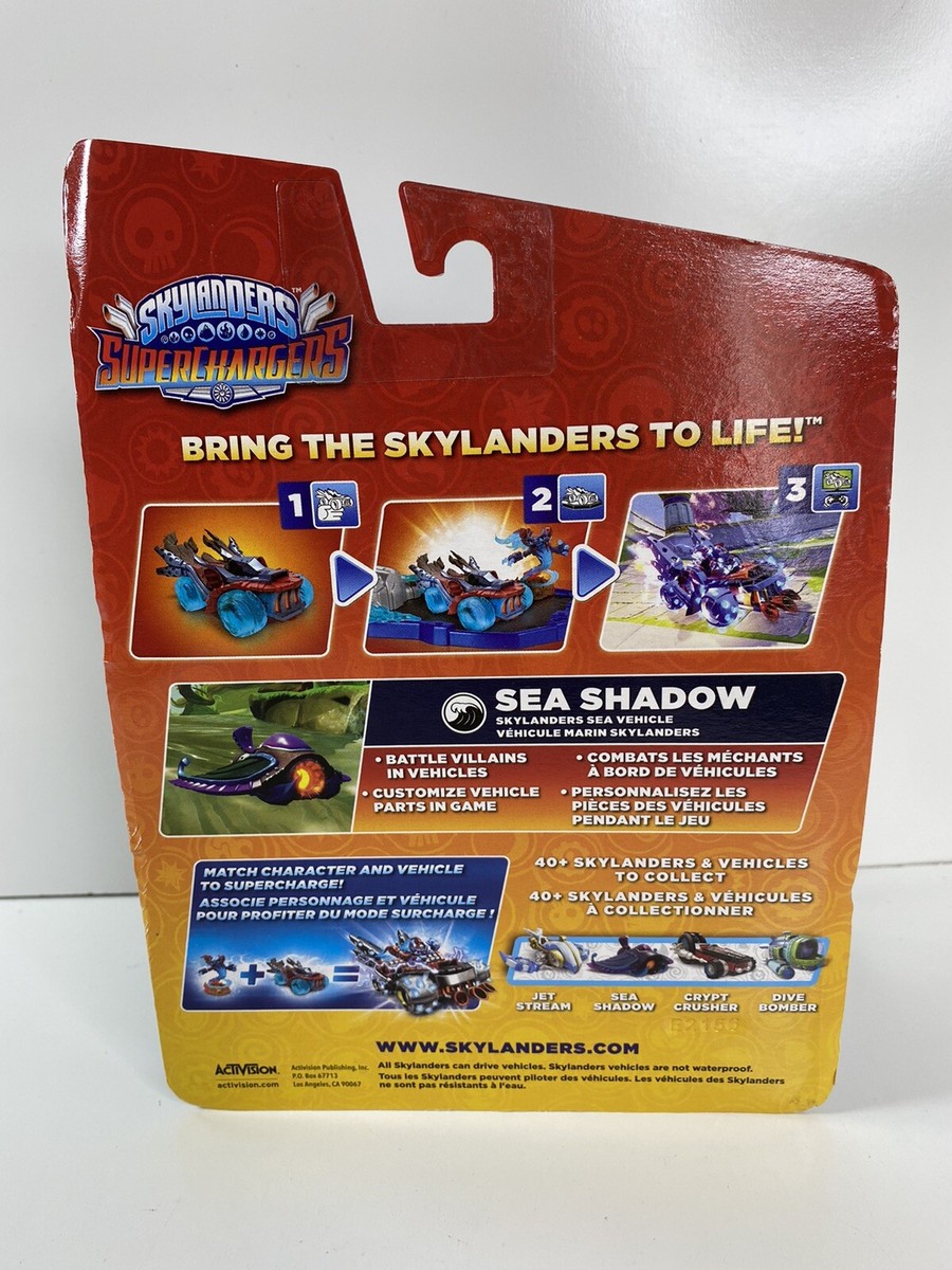 Figurine Skylanders Superchargers Sea Shadow – Activision – Neuve Sous Blister