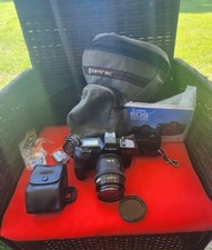 Vintage Canon Film Camera EOS 650 With Lens,flash  manual untested condition SH