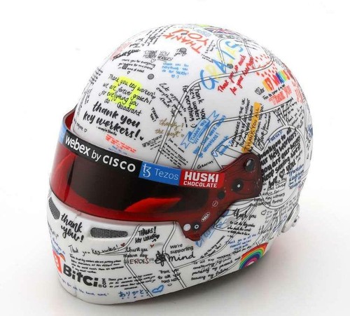 1:5 SPARK Bell Helmet F1 Casco Helmet #4 British Gp 2021 Lando Norris  5HF067 MMC | eBay