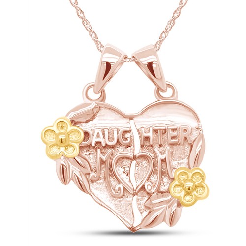 Mother Daughter Pendant Necklace | eBay