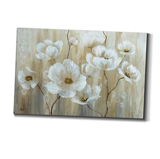 Wexford Home 48x32 Shimmering Blossoms Landscape Canvas Wall Art Decor