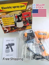 900ML Electric Spray Gun Airless HVLP Paint Sprayer Handheld DIY High Pressure