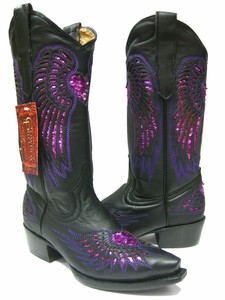 sequin western boots