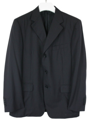 Canali Sir Anthony Blazer Herren (Eu) 52 Wolle Super 140's Doppel Vented 3 Knopf