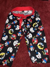 Disney Sleep Pants Womens Large Minnie Mouse Drawstring Bottoms NWT