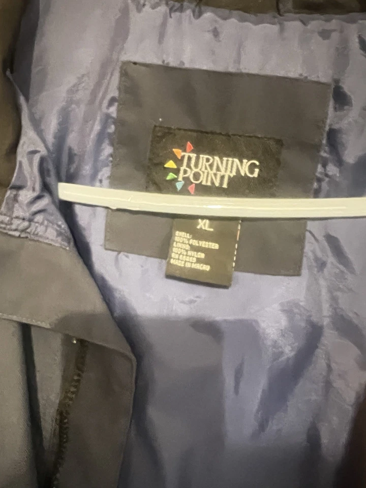 Chaqueta Turning Point CAT Licencia Mercancía Cremallera Completa Lluvia/Invierno/Otoño Nueva Sin Etiquetas Foto 3 de 4