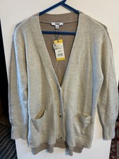 Steve Madden BB Dakota New Woman  s Cardigan With Tags Medium Beige Great Quality