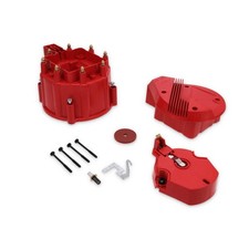 Universal 8-cylinder Hei Super Cap Rotor Kit For Gm -red