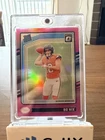 2024 Panini Donruss - Rated Rookie Bo Nix #369 Optic Preview Pink Prizm (RC)