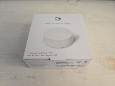 Google Nest Temperature Sensor White for Nest Thermostats T5000SF OPEN BOX