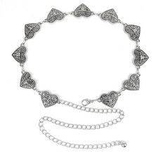 Elegant Heart Waist Chain Belt Women Chain Belt Party Dress Waist Belt Jewelry