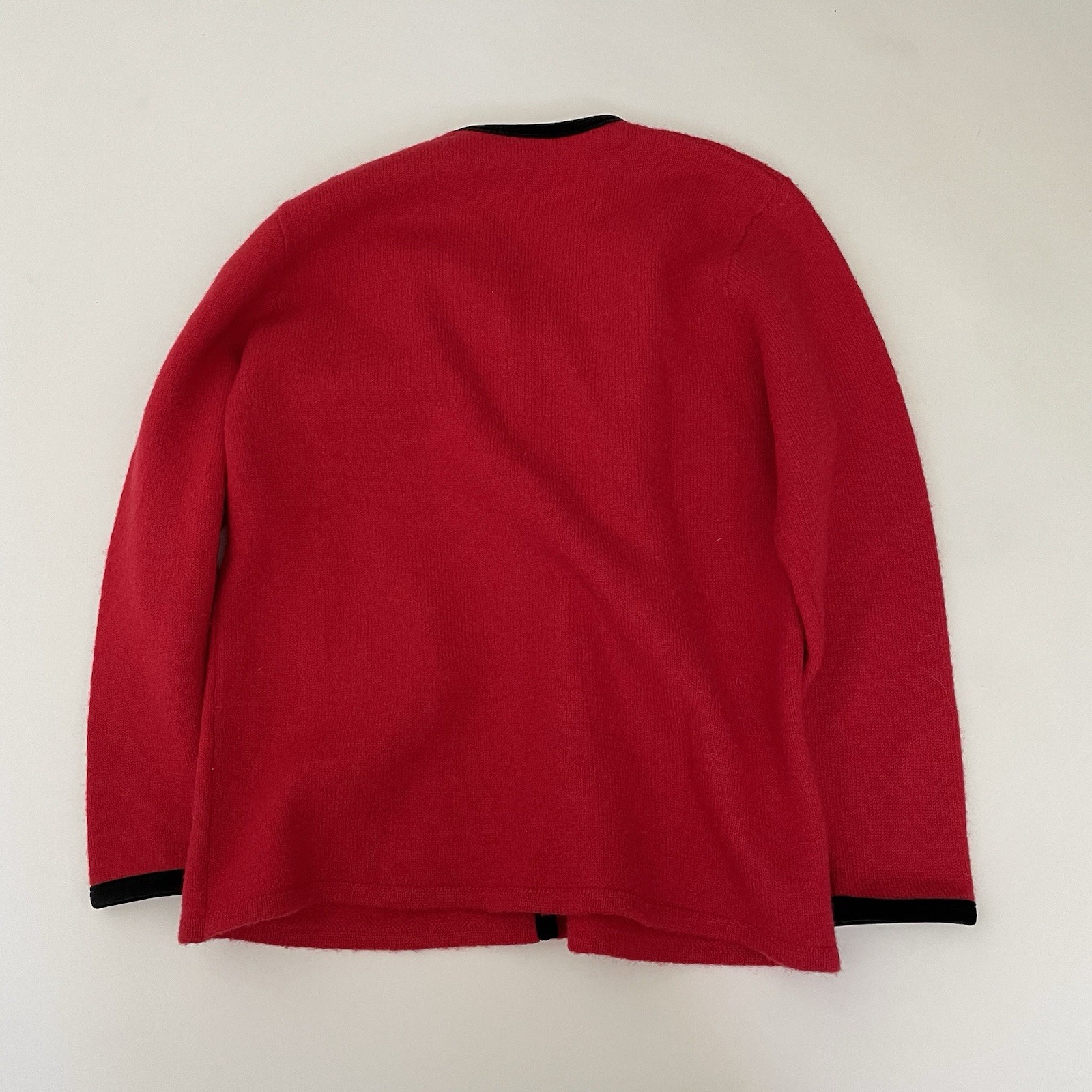 Vintage Pendleton Medium  100% Wool Red Sweater C… - image 9