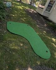 Outdoor Golf Putting Mat Green Practice Putting Aid for Putting