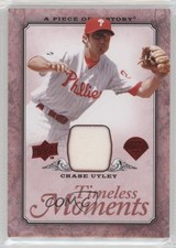 2008 Upper Deck A Piece of History Timeless Moments Red Jerseys Chase Utley 0v1