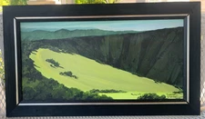 Original Abstract Landscape Oil Painting Listed SF Artist Warren Brandon FRSA