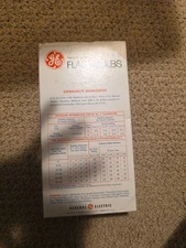 GE Flash Twelve Vintage Flash Bulbs Lot of 5 New Old Stock