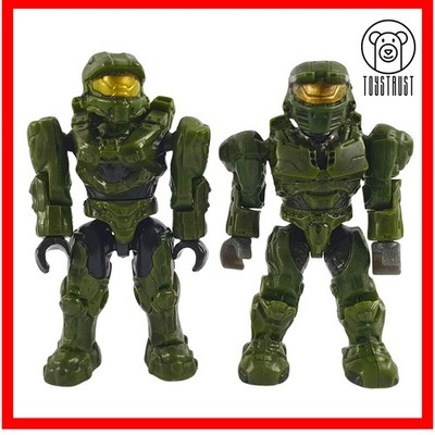 Mega Bloks Halo UNSC Master Chief 2x Mini Figuren Konvolut Green Construx