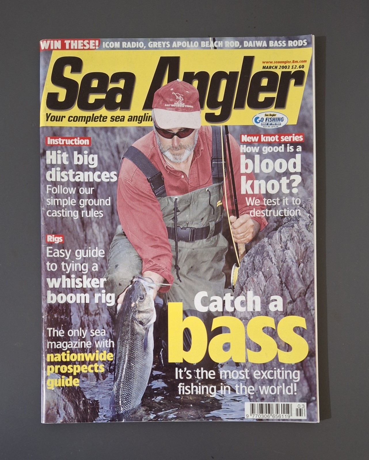Sea Angler Magazine Back Issues - March 2003 Issue Incorporating Boat Angler