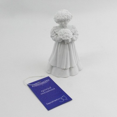 Department 56 Silhouette Treasures Figurine 78621 Rosen Und Spitze, Weiß