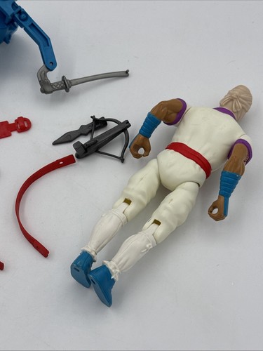 White Dragon Rambo Force of Freedom 1986 Coleco Action Figure w Weapons Not Comp - Picture 6 of 6