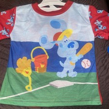 Vintage 90 s Blues Clues 2-piece Pajama Set Size 3T Boys NWT