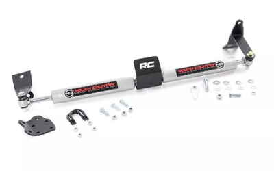 #ad Rough Country Bolt On Dual Inline N3 Steering Stabilizer for 03 13 Ram 2500 3500 $139.95