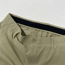 Men's Under Armour Match Play Golf Pants 38x36 Khaki Stretch Performance